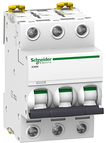 Schneider Electric a9 °F74310 IC60 N disjoncteur, acti9, 3p, 10 A, courbure C, 50/60 HZ, Blanc
