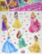 AG Design Disney Prinzessinnen Kinderzimmer Wand Sticker, PVC-Folie (Phtalate-Free), Mehrfarbig, 30 x 30 cm