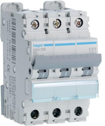 Int.aut.serie MBA 3P 63A B-6/10kA