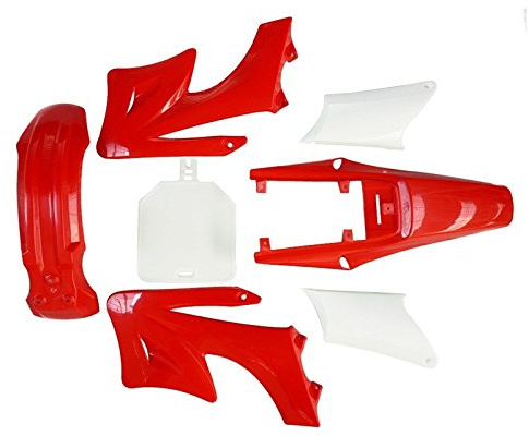Pocketbike 2 Takt Mini Cross KDX Orion Verkleidungs SET - Rot