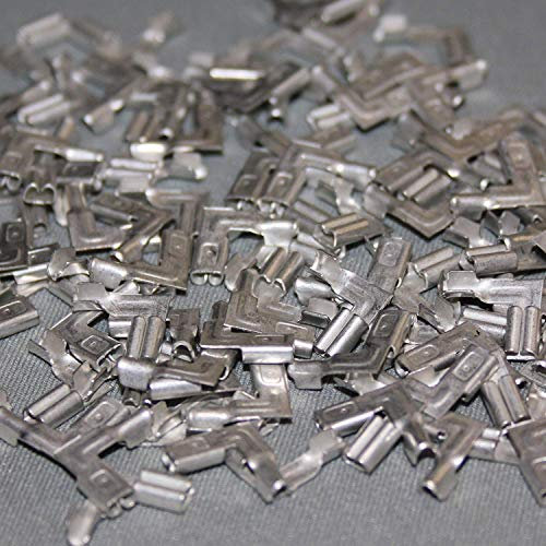 100 Stück Flachstecker Flachsteckhülsen Kabelschuh unisoliert blank gewinkelt Flachsteckhülsen 90° 2,8mm