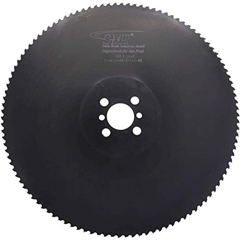 SMI Metall-Kreissägeblatt HSS-E Cobalt 315 x 2,5 x 40 mm 160 Zähne Sägeblatt Kreissägeblatt Metallsägeblatt geeignet für die Edelstahlbearbeitung