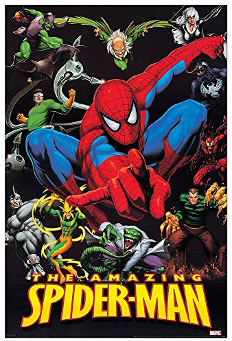 Artopweb The Amazing Spiderman Panneaux Decoratifs, Bois, Multicolore, 60x90 Cm