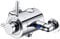 Buyaparcel Thermostatic Concentric Exposed Shower Mixer Valve - 135mm to 165mm Centres