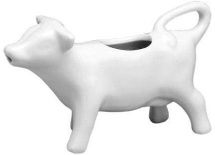 creative lattiera in porcellana a forma di mucca, mucca bricco lattiera in porcellana bianca per latte e crema, lz5219-g5â salsa di soia, aceto, condimento Bottleâ € Â Â x 4Â x 8Â cm