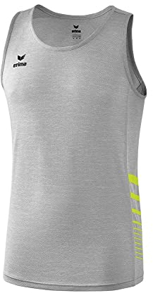 ERIMA Herren Singlet Race Line 2.0 Running Singlet, grau melange, L, 8281902