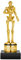 Halloween-Kostüm, Skelett-Trophäe für Halloween, Totenkopf, Partybevorzugungspreise, Goldknochen-Spielpreise, Kostümwettbewerb, Event-Trophäe, Leckereien für Kinder, Goodie-Bag-Füllstoffe