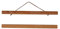 joyMerit Posterleiste Holz Magnetische Posterschiene Poster Hanger Posterhalter Bilderrahmen Aufhänger - 50cm Teakholz
