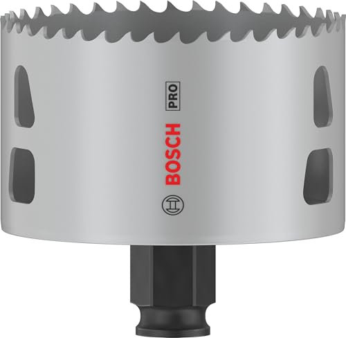 Bosch 1 sega a tazza Pro Multi Material Power Change Plus (per legno tenero, muro a secco, diametro 79 mm, accessorio professionale)