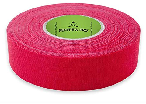 Renfrew Pro - Nastro adesivo per mazze da hockey su ghiaccio, 24 mm x 25 m, colore: Rosso
