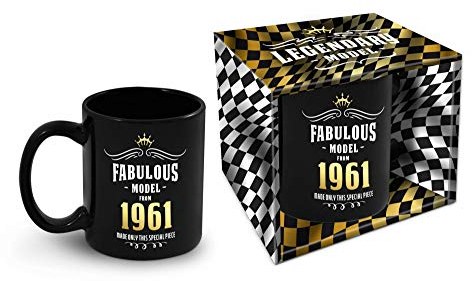 Tasse zum Geburtstag mit Geburtsjahr 1961