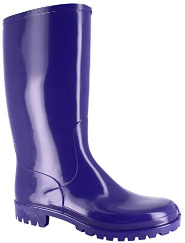 Spirale Daisy Stivali Pioggia Donna, Stivali in Gomma con Fodera in Poliestere, Resistenti all'Acqua, Viola, 42 EU