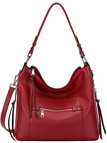 OVER EARTH Hobo börsen und Handtaschen für Frauen aus echtem Leder Schultertasche Crossbody börse