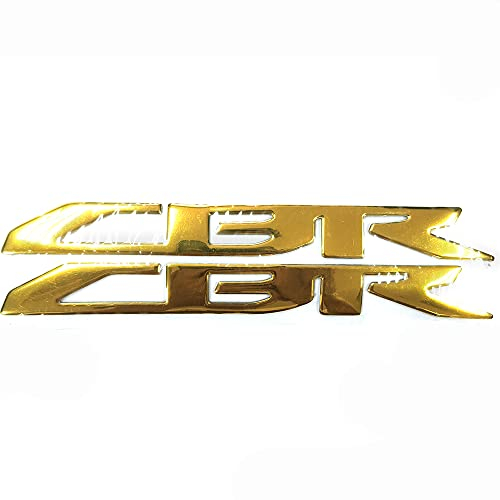 Adesivo con logo 3D dorato per Honda CBR 600 250 300 1000 1100 RR Fireblade