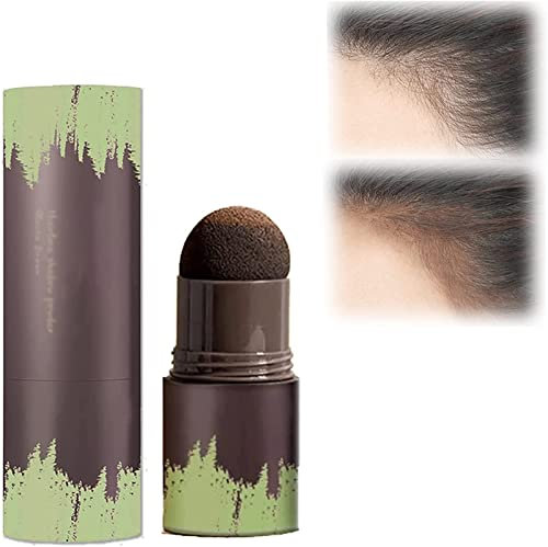 Natural Shade Hairline Powder,Magical Fluffy Thin Hair Powder, Waterproof Hairline Shadow Powder Stick,Quick Hair Repair Stick Filling Thin Hair, Instant Hair Volumizing Cover Up Powder (Brown)