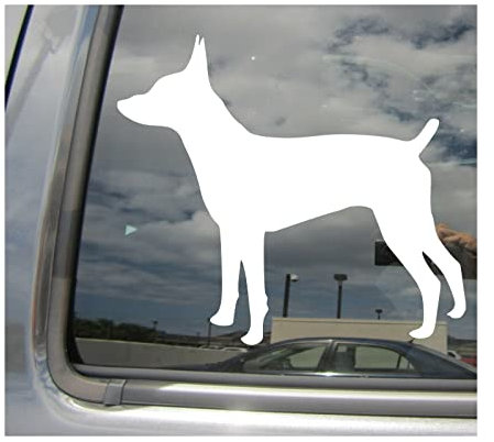 myrockshirt American Rat Terrier Hund Dog Hunde - Aufkleber Autoaufkleber Lack Scheibe ca.17 cm Sticker