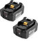 XNJTG 2Pack 5.0Ah Replacement per makita 18V Batteria BL1850 BL1860B BL1860 BL1840 BL1845 BL1835