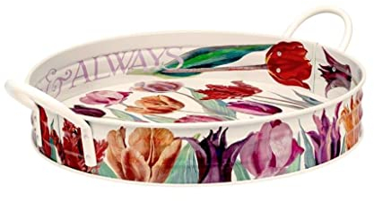 Emma Bridgewater - Tulips Large Handled Tray 390 (d) x 60mm