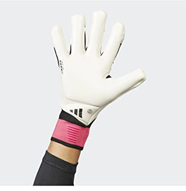 adidas Unisex - Adulto Goalkeeper Gloves (W/O Fingersave) Pred Gl Pro Hyb, Black/White/Team Shock Pink, HN3341, 7