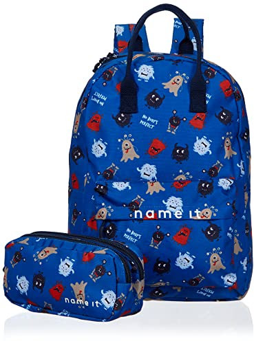 NAME IT Men's NKMNONSTOR 2P Bag Rucksack, Blau