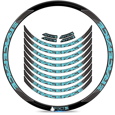 Fahrradradaufkleber R.A.C.E.F.A.C.E Aeffect Mountain Wheel Set -Aufkleber MTB Fahrradstätte Aufkleber (Color : 27.5er custom color)