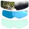 Lanakila Film de Casque Anti-buée photochromique 2 pièces, Film Anti-buée Universel pour Casque, lentille de visière Anti-buée Anti-Pluie pour Moto