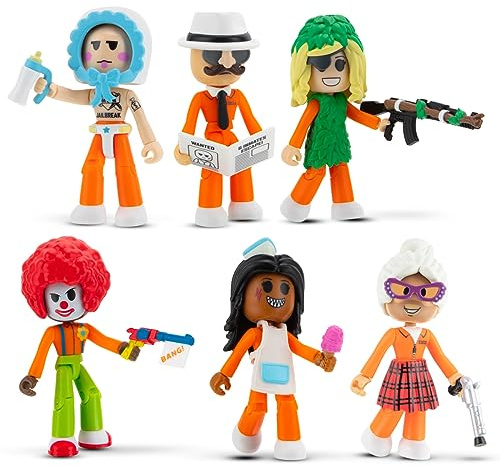 DevSeries CRS0059-6 Figuren Pack - Jailbreak: Hiding in Plain Sight, bewegliche Actionfiguren mit Spielcode