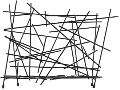 Alessi - Blow Up Zeitschriftenhalter, schwarz