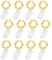 Jsdoin LED Mini Lichterkette mit Batterie, 12x20er Micro Lichterkette außen Batterie, 2M DIY kleine Lichterketten Wasserdicht für Party Hochzeit Weihnachten Beleuchtung Deko (WarmWeiß)