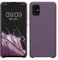 kwmobile Hülle kompatibel mit Samsung Galaxy A51 Hülle - Silikon Handy Case - Handyhülle weiche Oberfläche - kabelloses Laden - Helle Iris