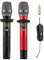 panfudongk Microfono Streaming USB MIC Microphone PC Microphone Wireless 25 Canali UHF Karaoke Canto Matrimonio DJ Party – Registrazione audio a 360° Ricaricabile Sistema Microfono Senza Fili