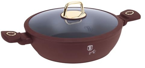 Berlinger Haus Leonardo Collection Flacher Topf mit Deckel, Ø 30 cm