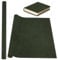 OLYCRAFT 100x43 cm Buchbindetuch Schwarze Buchumschlag-Kunstlederoberfläche Mit Buchtuch Auf Papierrückseite DIY-Buchtuch-Schutzhülle Zum Buchbinden Scrapbooking Album DIY-Basteln