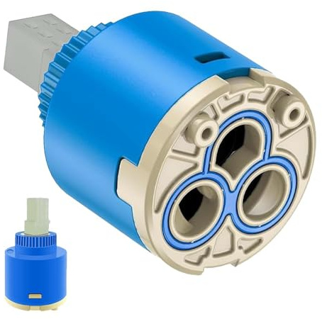 Wzhtuzi Cartucho de Cerámica de 35 mm para Grifo Monomando de Baño o Cocina - Azul