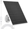 Panneau Solaire pour Caméra Extérieure Eufy, Compatible avec Eufycam, Alimentation Continue, Panneau Solaire avec Câble de Chargement 9.8ft, Etanche IP65, Support Mural Ajustable