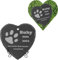 Grabschmuck wetterfest - Persönlicher Gedenkstein für Hund & Katze | GRABSTEIN Hund & GRABSTEIN Katze | Schiefertafel zum Beschriften | GRABSTEIN URNENGRAB|Grabstein Hund (6 Zoll (15 cm))