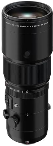 Objectif zoom Fujifilm GF 500 mm F5.6 R LM OIS WR Noir