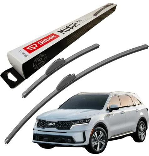 Silbak Windscreen Wipers, for KIA SORENTO (09/2020 ONWARDS) Wiper Blades, 650mm/400mm