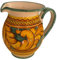 La Maison Unique: Brocca Caraffa Ceramica Vietri Vietrese Decoro Barocco Tradizionale Costiera Amalfitana 1lt Dipinta a Mano 1601251803