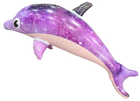 Aufblasbarer Delphin Poolspielzeug - 78CM Delphin Aufblasbar Pool, Delfin Schwimmhilfe, Delphin Reittier Pool, Delphin Schwimmbad Pool, Fotografie Requisiten, Dekoration Für Poolpartys