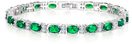 EVER FAITH Damen Full Bling Zirkonia Elegant Armband Armkette