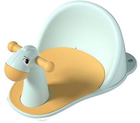 BEBEMOKO Seggiolino Bagno Per Antiscivolo Bagno e Removibile Per Facile e Conservare Per Bagnetto e Sicurezza