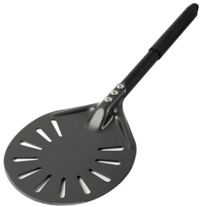 Pesfehhy Pelle à Pizza Tournante avec Long Manche en Aluminium Antiadhésif pour Pelle à Pizza, Palette Résistante Aux Rayures