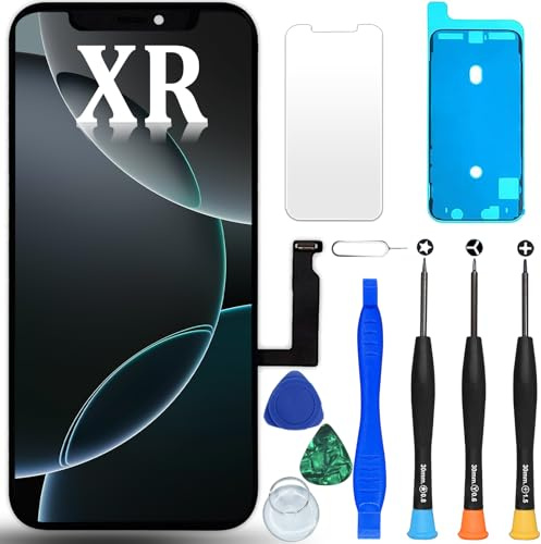 DIGI4U LCD for iPhone XR Screen Replacement, 6.1''[3D Touch][Small Notch] Screen for iPhone XR Display Digitizer Assembly, with Repair Tools for iPhone XR LCD