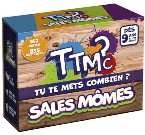 TTMC Sales Mômes - Du Te Te Wie viel? Kinderversion - Quiz Brettspiel Kinder 9-13 Jahre - Familienspiel