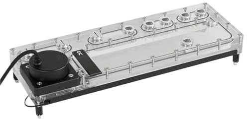 1pcs Core Distro Plate 360 Right/Left D5/DDC Water Tank V.2 With D5 Apex Pump Reservoir For Water Cooling Liquid System(360 Left V.2)
