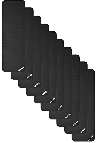 Oliver Gymnastikmatte 180+ (extra dick) Schwarz 10er Set Gymnastik Fitnessstudio