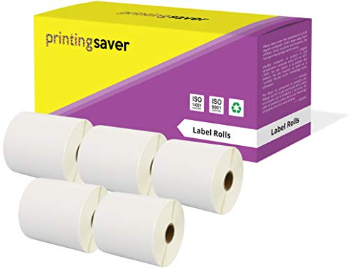 5 Compatibles Rouleaux 100mm x 50mm Étiquettes thermique pour Zebra GK420d GK420t GC420d GX420d GX420t GC420t GX430t GT800 LP2844 TLP 2844 Citizen CL-S521 CL-S621 CL-S631 (1000 Étiquettes par Rouleau)
