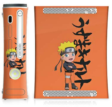 DeinDesign Autocollant Compatible avec Microsoft Xbox 360 Sticker Film Autocollant Produit sous Licence Officielle Manga Naruto Shippuden