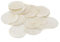 Vintageparts DIY Capiz Muschelscheiben in cremefarben 20mm 20 Stück zum Schmuck selber basteln Mädchen Damen unisex